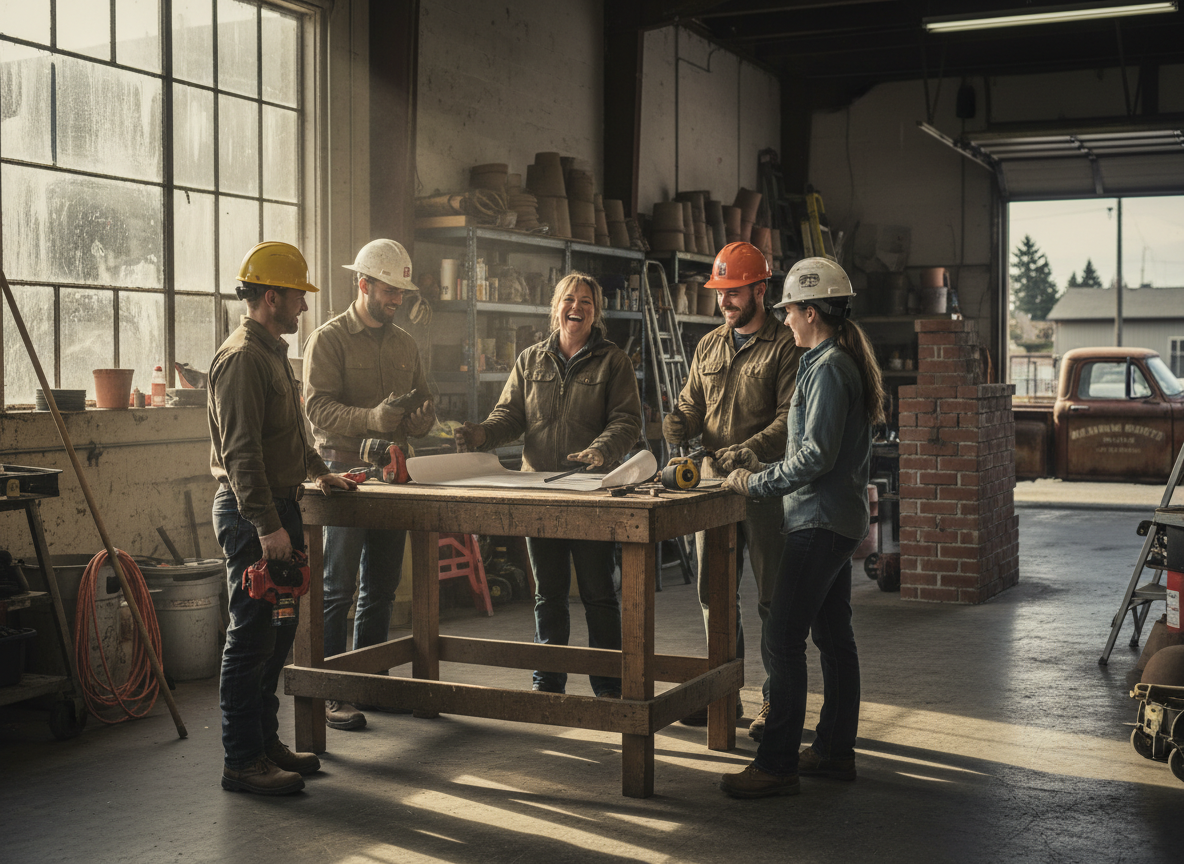The SootLock Services team at work in Milwaukie