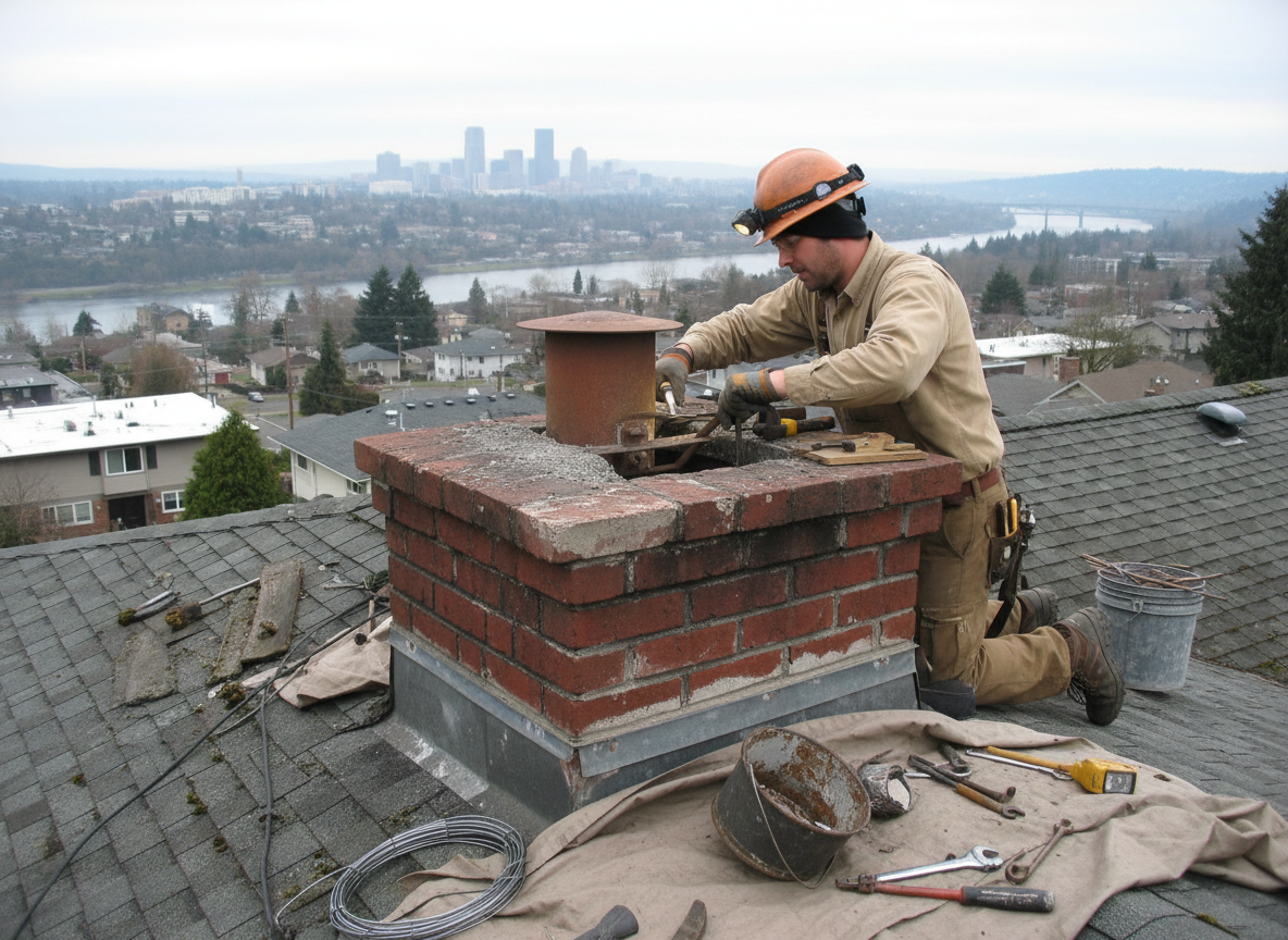 Chimney Damper Repair in Milwaukie, OR