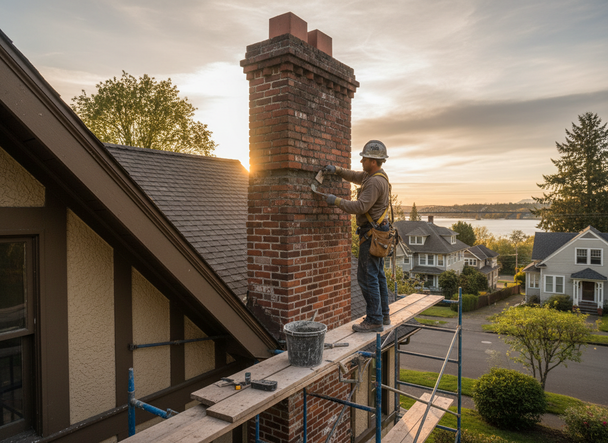Chimney Repair in Historic Milwaukie